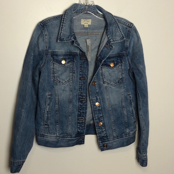NEW J Crew Trade Mark Denim Jacket S - Picture 2 of 8